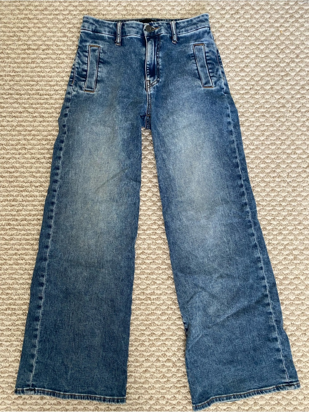 Kut The Meg Wide Leg High Rise Jeans